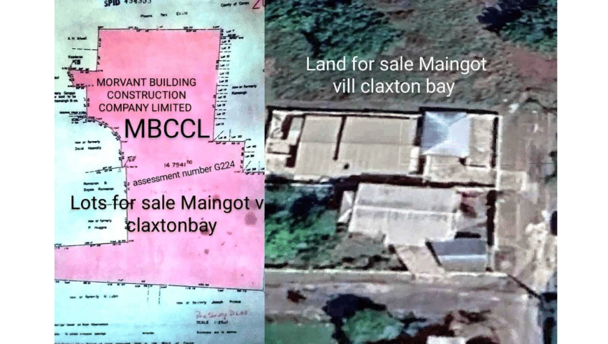 Land For Sale Maingot Vill Claxton Bay