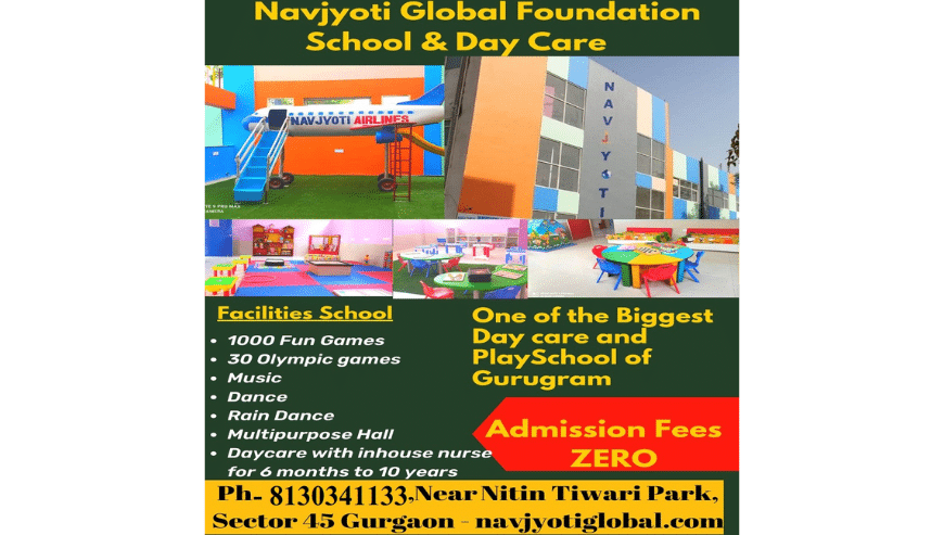 Best Play School in Gurgaon Sector 45 | Navjyoti Global Foundation School and Day Care