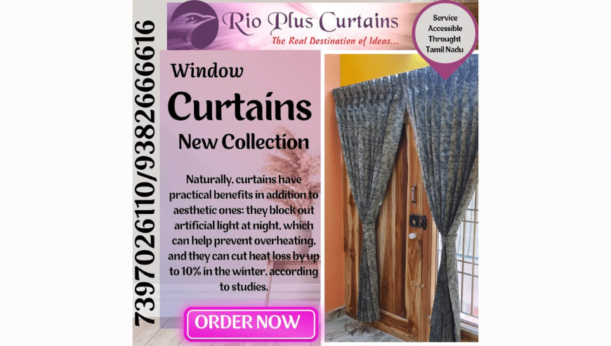 Best Curtains Dealer in Theni | Rio Home Needs