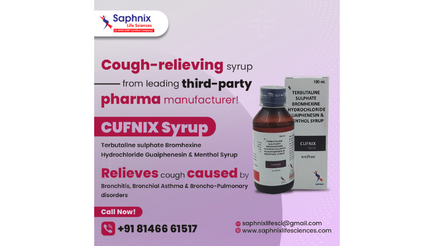Cough Syrup Manufacturers in India | Saphnix Lifesciences
