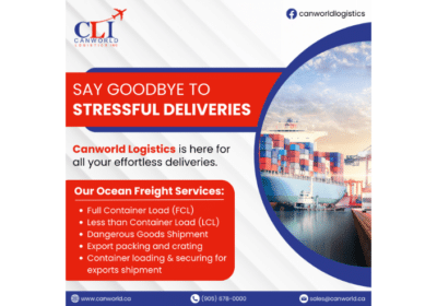 Trusted and Affordable Ocean Freight Forwarder in Canada | Canworld Logistics