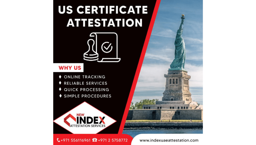US Certificate Attestation Services in Abu Dhabi UAE | New Index Management Services