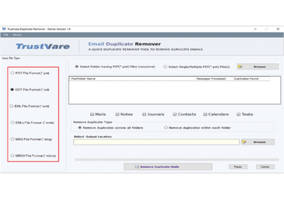 TrustVare Email Duplicate Remover Software