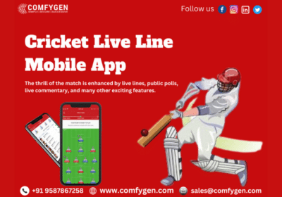 Cricket Live Line Mobile App Development Service | Comfygen