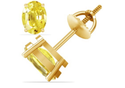 yellow-sapphire-stud-earrings