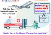 Aeromed Air Ambulance Service in Guwahati Provides All Medical Comfort