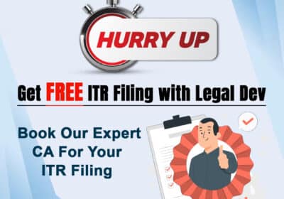 Get Free ITR Filing Service in India By Legal Dev