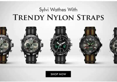Black Wrist Watch For Mens | Sylvi