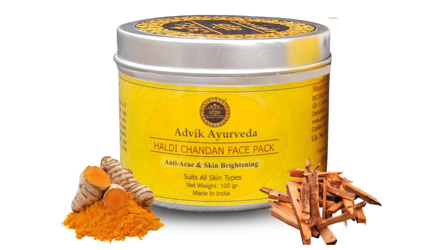 Achieve Bright and Radiant Skin with Advik Ayurveda Haldi Chandan Face Pack