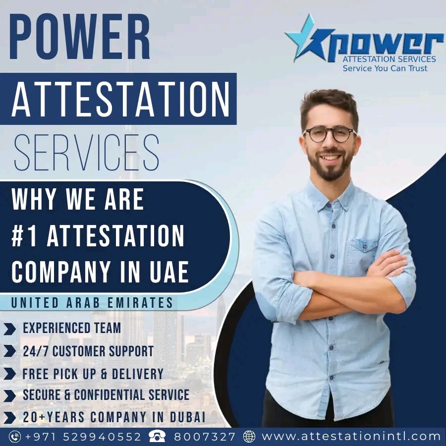 Attestation Services in UAE
