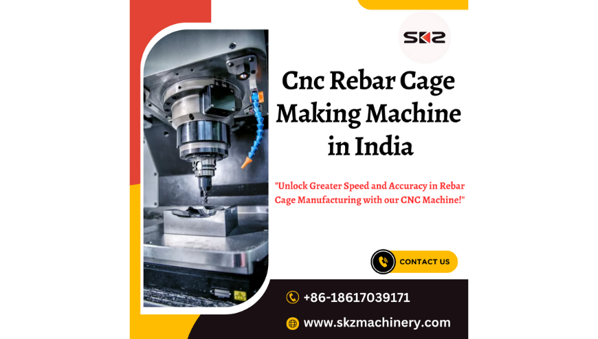 CNC Rebar Cage Making Machine in India | SKZ Machinery