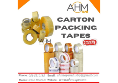 Carton Packing Tapes / Transparent Tapes / Printed Tapes in Pakistan | AHM Tapes Industries