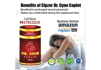 Dr. Gyne Caplet Removes Irregularities in Menstruation and Balances The Menstrual Cycle | Cipzer