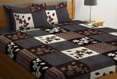 Glace Blend Printed Bedsheet with 2 Pillow Covers