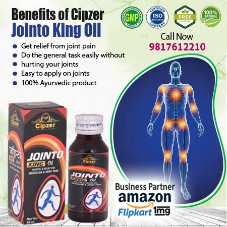 Jointo King Oil Gives Relief From Joint and Muscle Pain | Cipzer