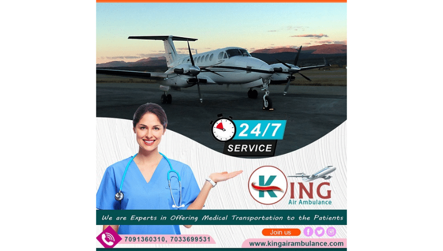Hire Top-Notch King Air Ambulance Services in Patna with Medical Service