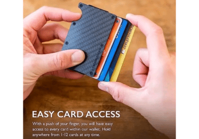 Secure Your Cards with RFID-Protected Slim Wallet – Limited Time Offer | Sleek Hold Wallets
