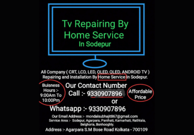 TV Repairing By Home Service in Sodepur