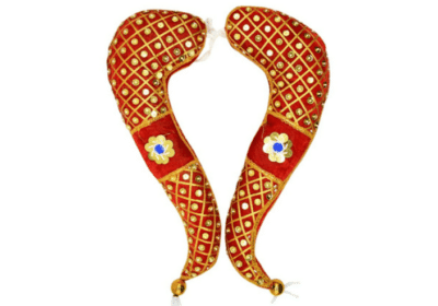 Varalakshmi Red Vagamalai Shoulder Decoration | Pujanpujari.com