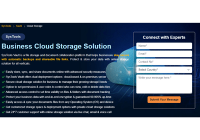 Online Cloud Storage Solution For Business | SysTools