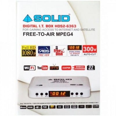 SOLID HDS2-6363 New HD MPEG-4 DVB-S2 Set-Top Box with PVR | Solid.Sale
