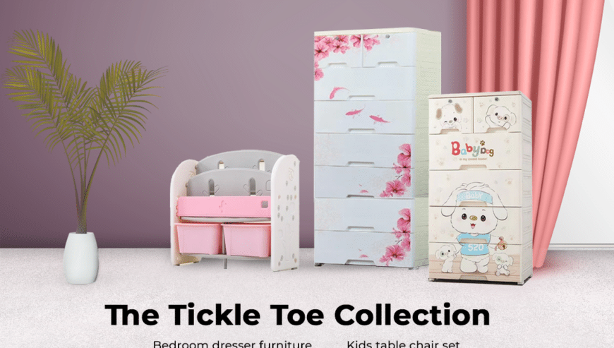 Buy Bedroom Dresser Furniture Online – Conveniently Upgrade Your Kid’s Room with The Tickle Toe