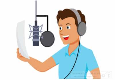 male-voice-over-artist-speaking-into-microphone-clipart