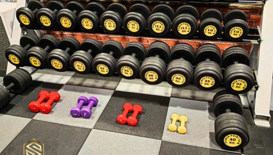 PU Rubber Coated Dumbbells | Syndicate Gym