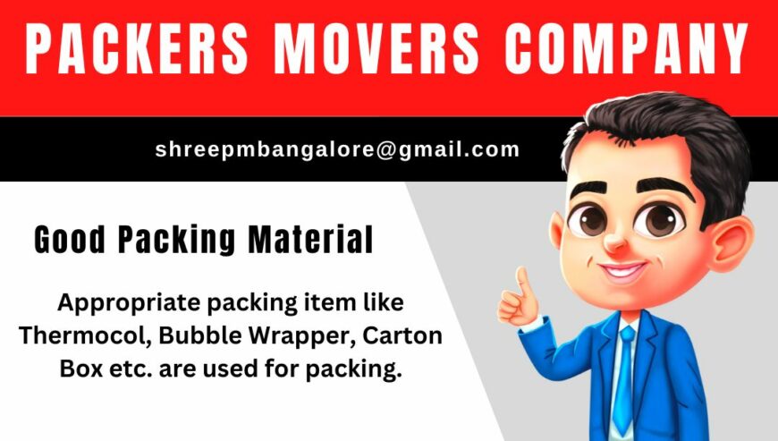 Packing and Shifting Services in Bangalore | Shree Packers Bangalore