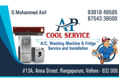 Home Appliances Repair Services in Vellore | AP Elite Cool Service