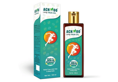 Achoo Pain Relief Oil For Painful Knees / Muscles / Arthritis / Brusitis / Joint Pain | Brawn Herbals