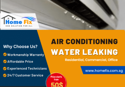 Aircon Water Leaking Solutions in Singapore | HomeFix.com