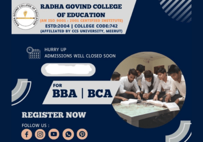 BBA / BCA / B.Ed Online Classes | Radha Govind College of Education