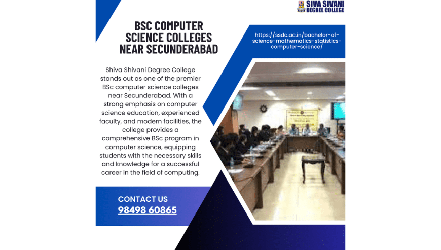 BSc Computer Science Colleges Near Secunderabad | Shiva Shivani Degree College