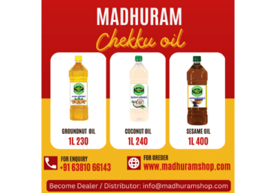 Best Chekku Oil Manufacturer in Dindigul | Madhuram Shop
