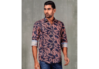 Buy Cotton Slim Printed Shirt Online in Bangladesh | TexMart