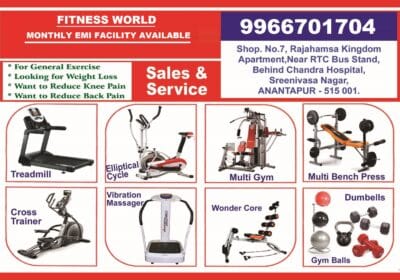 Buy Treadmills in Anantapur | Fitness World