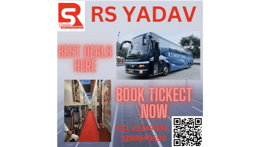 Convenient Online Bus Tickets – Book Your Journey with Ease | R S Yadav Travels