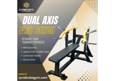Buy Dual Axis Flat Bench in Jalandhar | Syndicate Gym Industries