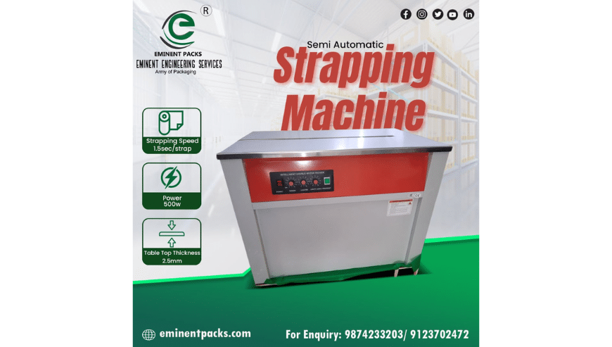 Strapping Machine Best For Every Carton | Eminent Engineering Services