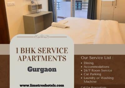 1 BHK Service Apartments in Gurgaon | Lime Tree