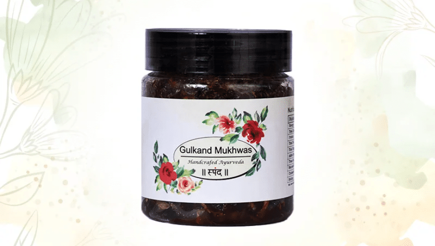 Gulkand Mukhwas Nourishing Rose Infused Wellness Blend | Spand