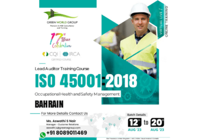 ISO Lead Auditor Course in Bahrain | Green World Group