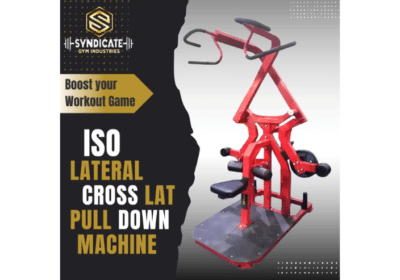 ISO Lateral Cross Lat Pull Down Machine | Syndicate Gym Industries