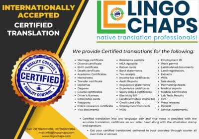 Best Translation Services For Indian and Foreign Languages | Lingo Chaps