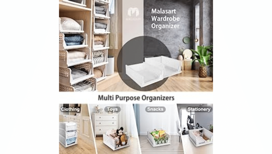 Buy Multi Purpose Plastic Organizers For Office and Home Online | Malasart Wardrobe Organizer