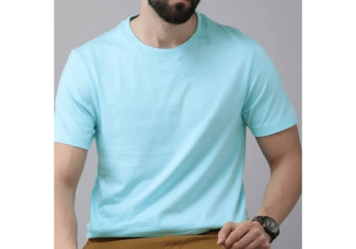 Men’s Plain Solid Colour and Customized T-Shirt