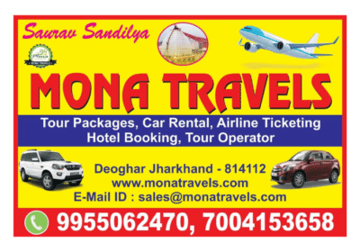 Taxi Service in Deoghar | Mona Travels