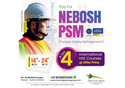 NEBOSH PSM Online Training in Chennai