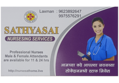 Nursing Service Provider in Pune | Sathyasai Nursing Services